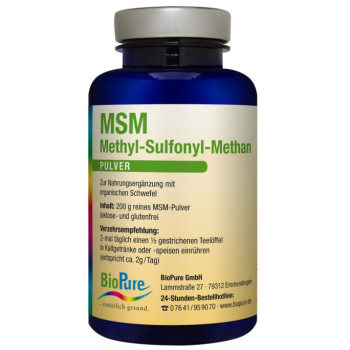 MSM SCHWEFELPULVER Pulver