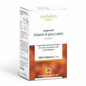 SANHELIOS Augenwohl Vitamin A plus Lutein Kapseln