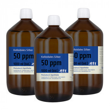 Kolloidales Silber bidest. (Silberwasser) 50 ppm